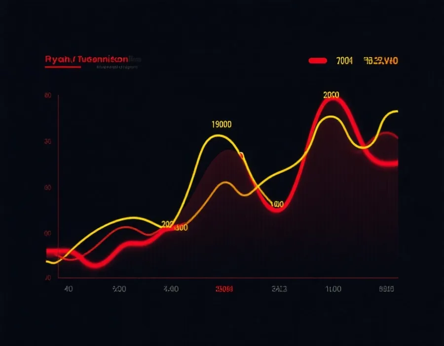 数据走势与统计图示意